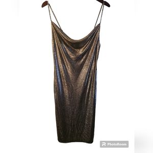 FOREVER 21 Gold Dress